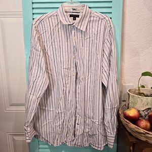 Banana Republic Slim Fit XL Striped Button-Up Shirt